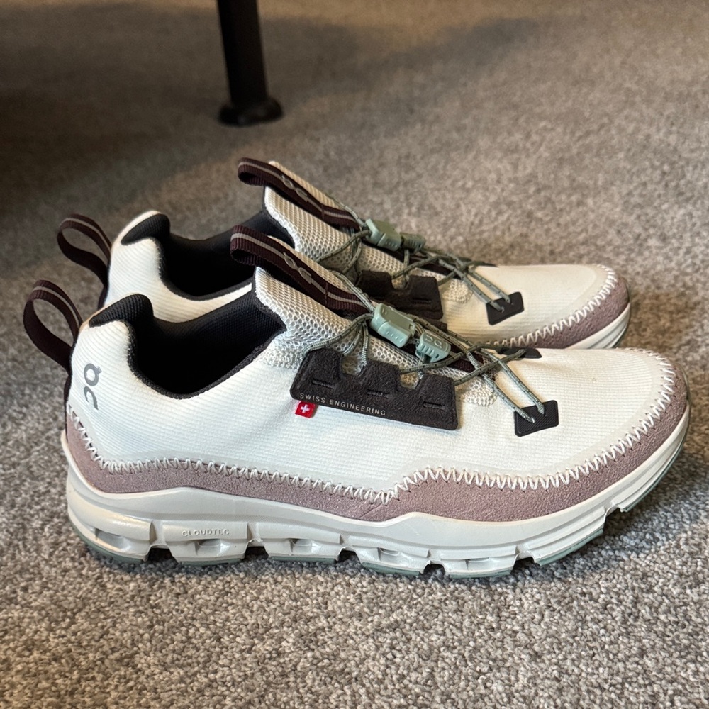 Stylish Cream and Brown Women's Sneakers - Picture 9 of 9